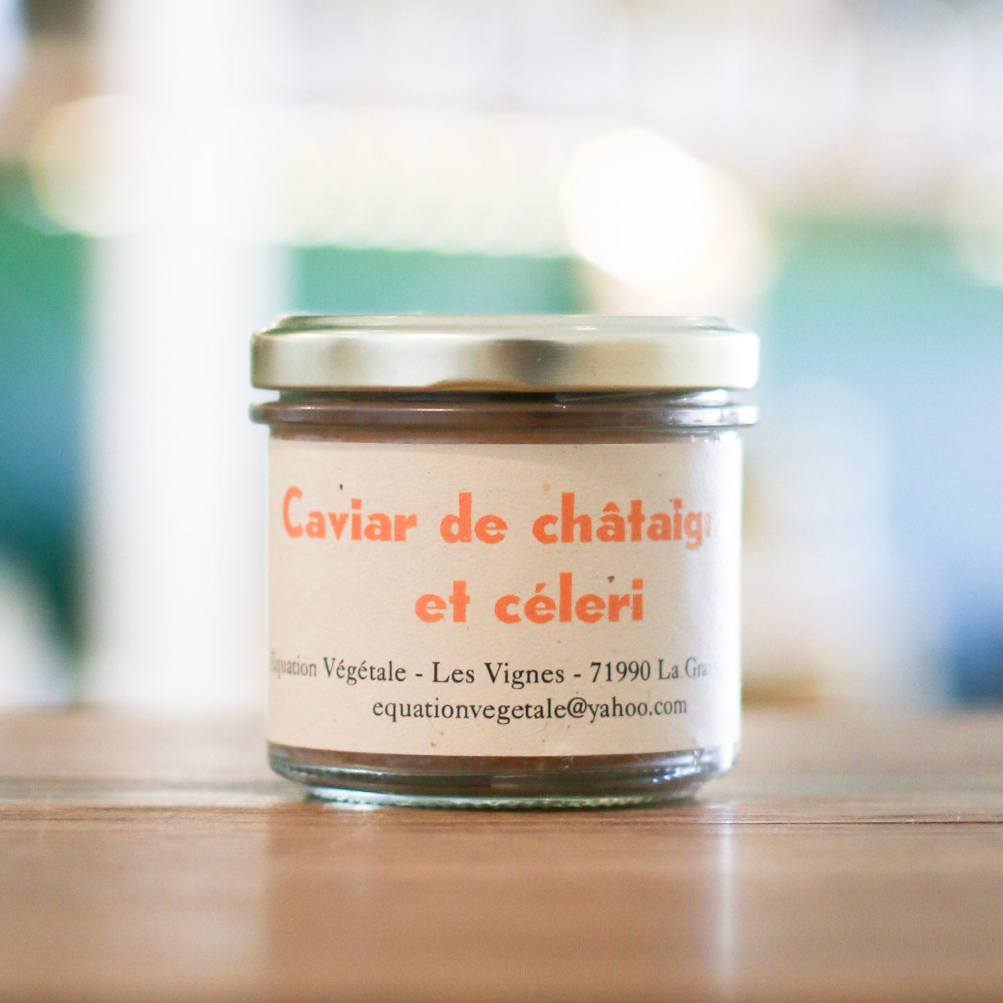 Caviar de châtaignes et de céleri