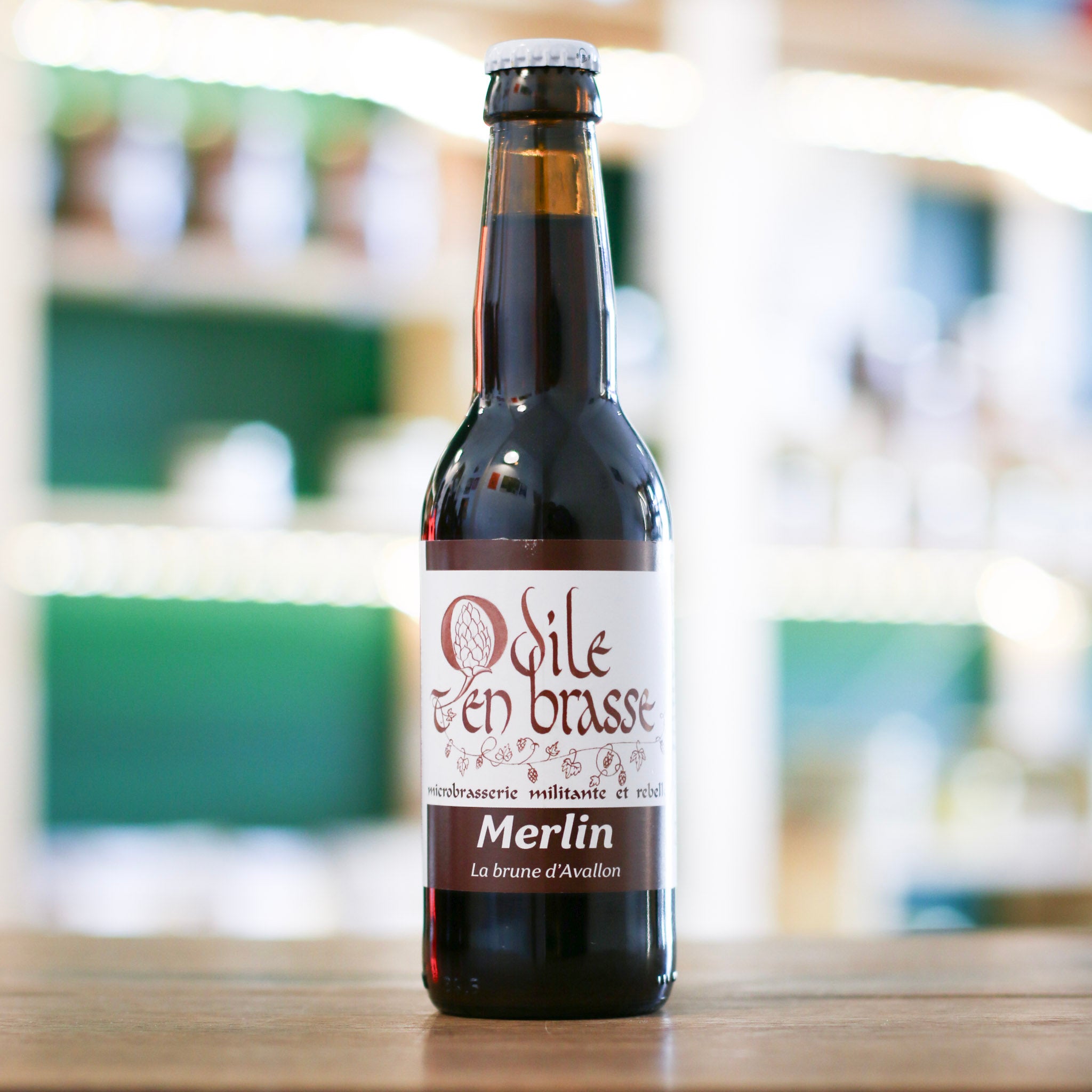 Merlin - Bière brune - Odile t'embrasse