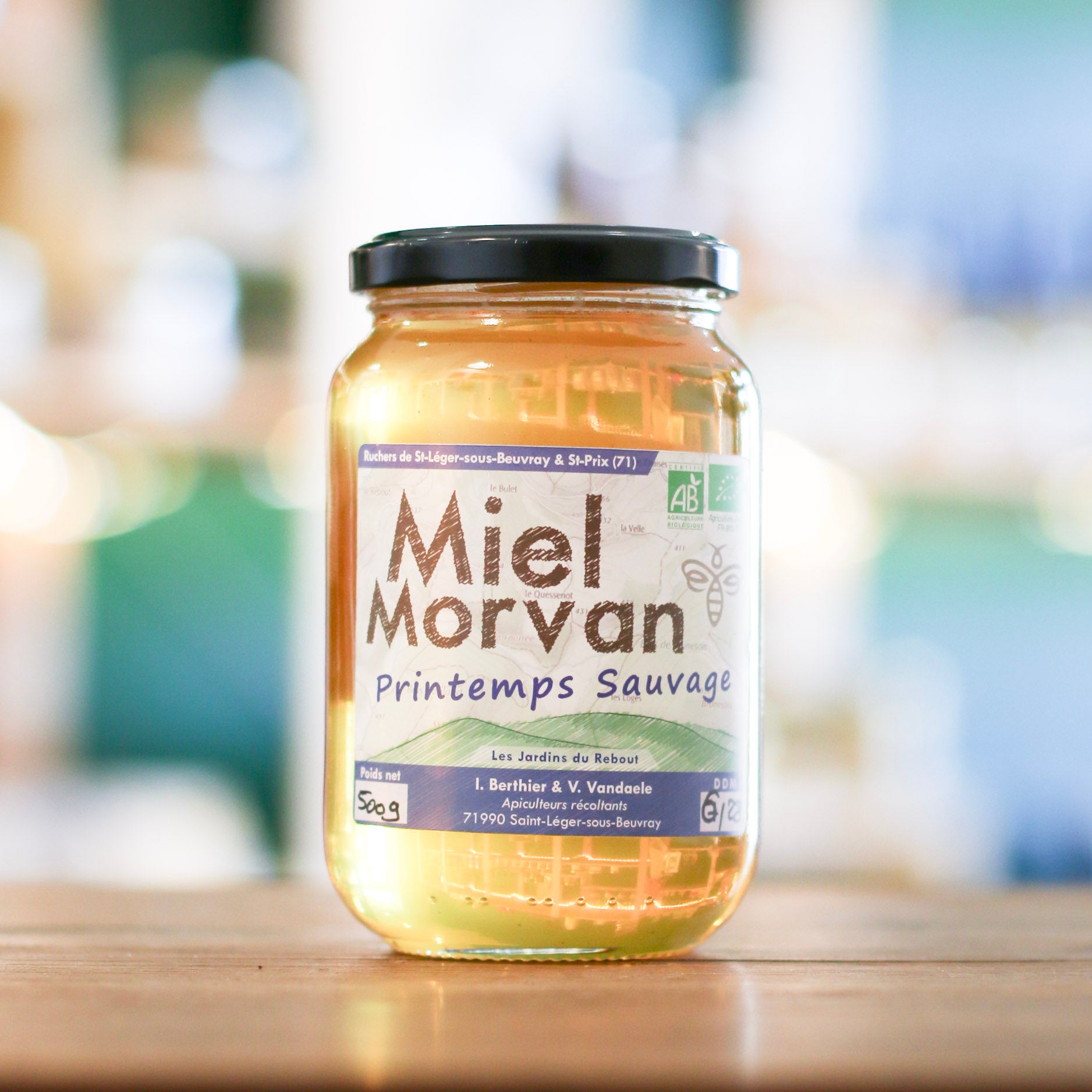 Miel de Printemps Bio du Morvan – Récolte artisanale (250 g, 500 g ou 1 kg)