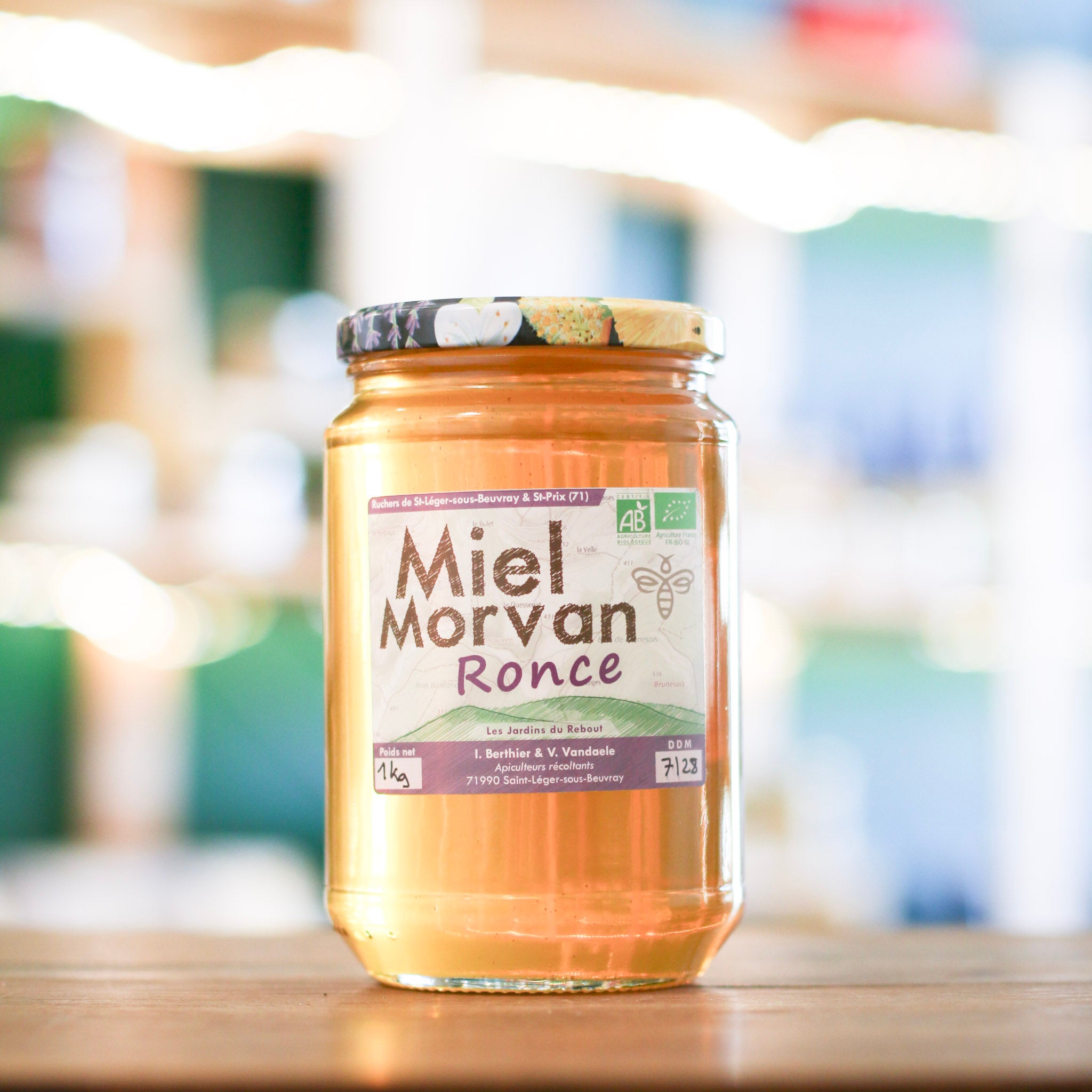 Miel de Ronce Bio du Morvan – Récolte artisanale (250 g, 500 g ou 1 kg)