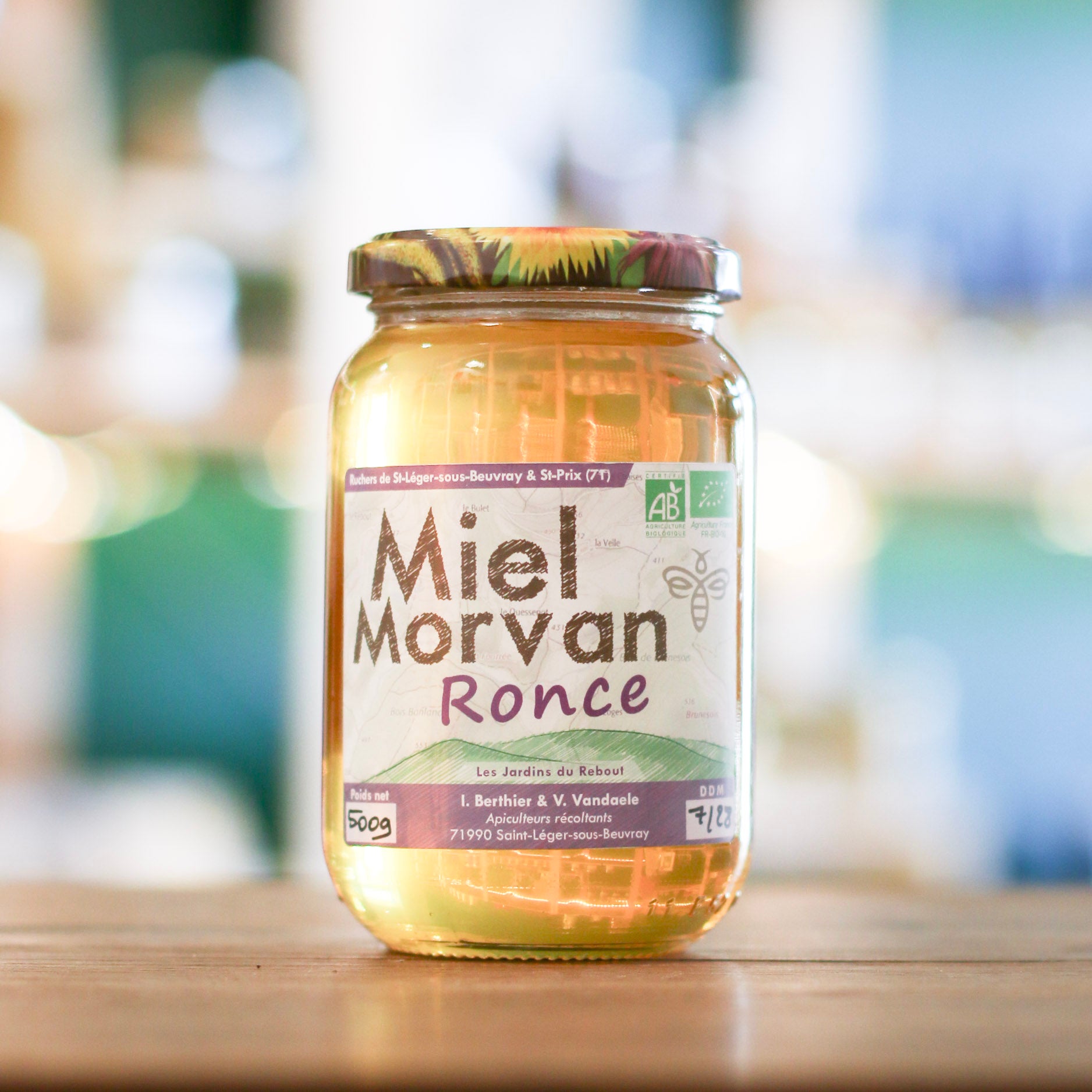 Miel de Ronce Bio du Morvan – Récolte artisanale (250 g, 500 g ou 1 kg)
