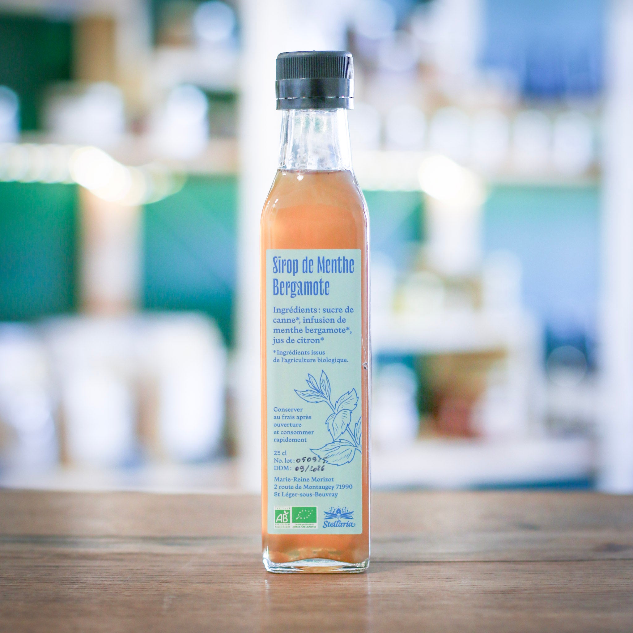 Sirop de Menthe bergamote - 25cl